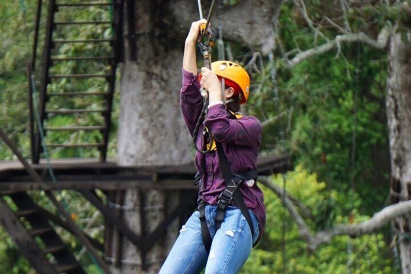 One Day Guided Tour: Kayaking, Zipline & Tubing In The Cave from Vang Vieng