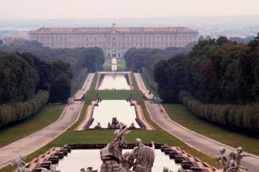 Tour to the Royal Palace of Caserta and visit to the old village of Caserta