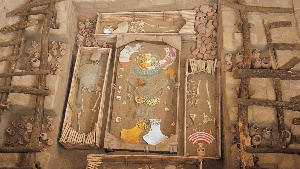 Burial site of the Lord of Sipan in Peru