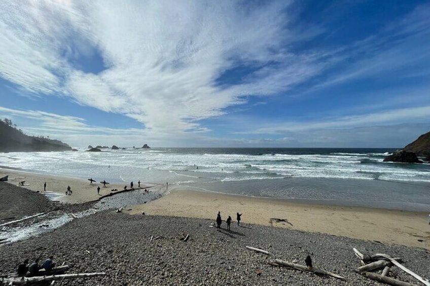 Beach at Ecola State Park