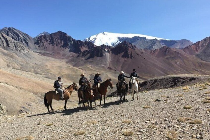 Andes Crossing by horses