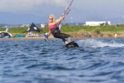 Kitesurfing and windsurfing in Sicily in the Lo Stagnone lagoon