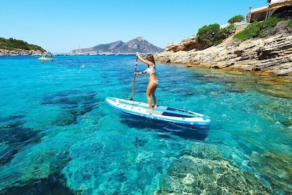 Stand UP Paddle Course in the beautiful bay of Sant Elm