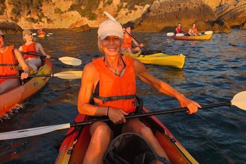 With the kayak from Sant Elm into the sunset - picnic included 