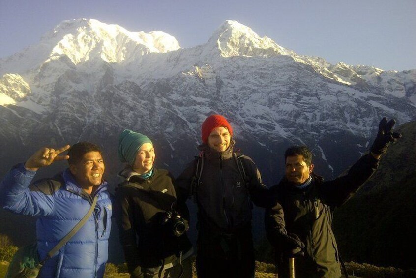 Sunrise view from Poon Hill Top