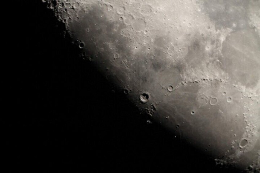 Moooooon - view up close in a telescope with AstroTours.ors