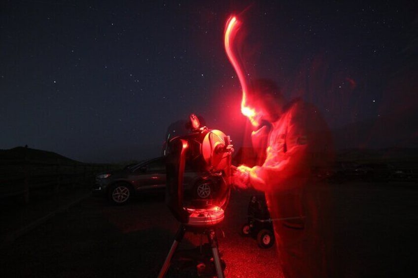 programming the telescope for automated viewing