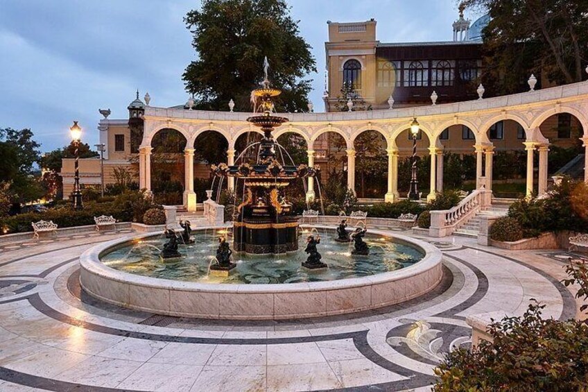 Philharmonic garden in Baku
