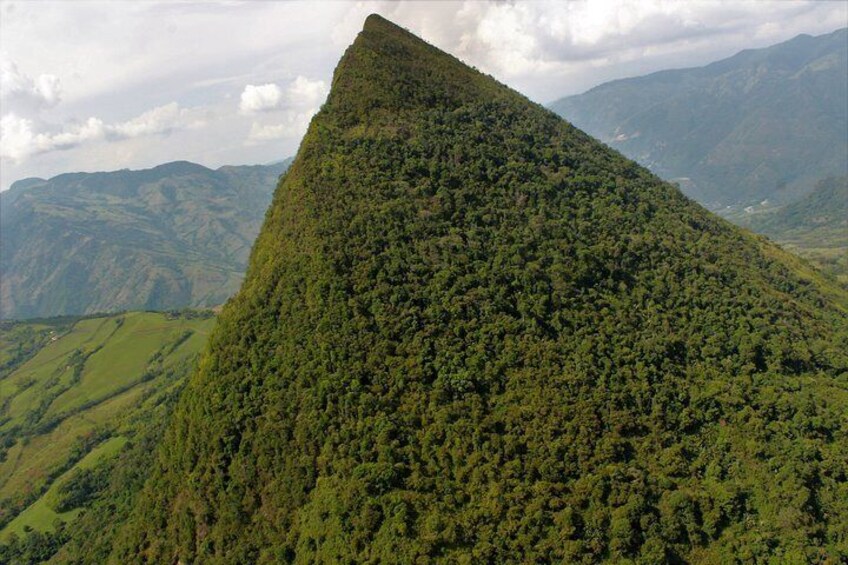The largest natural pyramid in the world
