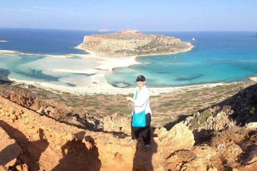 Balos lagoon view