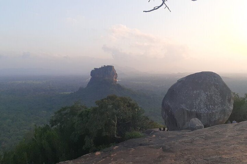 Sigiriya Rock from Pidurangala