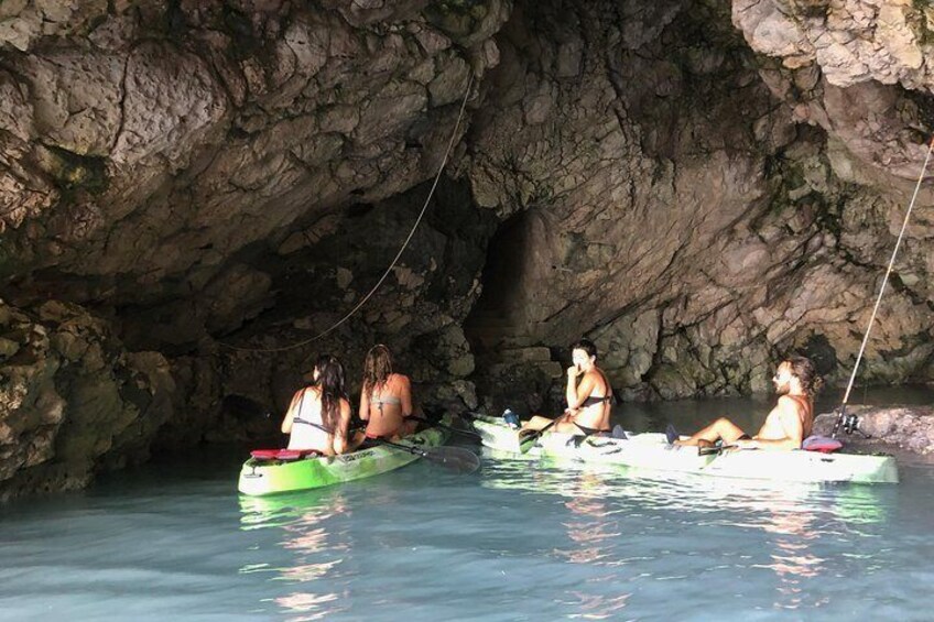 Kayak & Canoe marine excursion: Santa Cesarea Terme and the sulfur caves