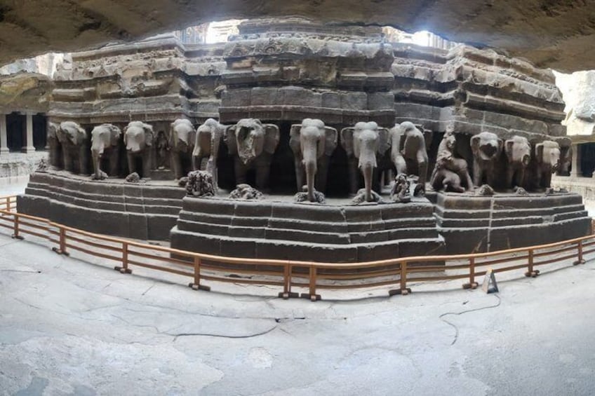  Ajanta and Ellora Caves Guided Tour from Mumbai