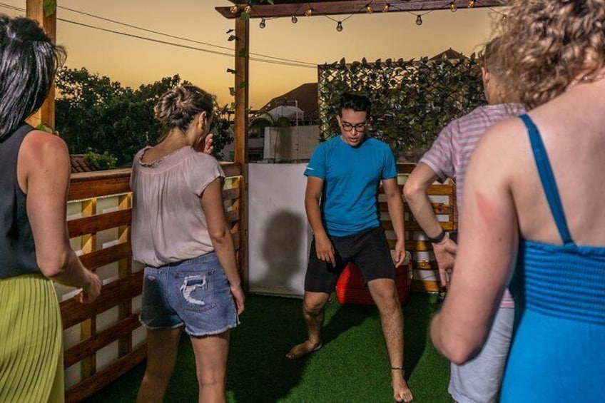 Dancing class In a Secret Rooftop Of The Old City