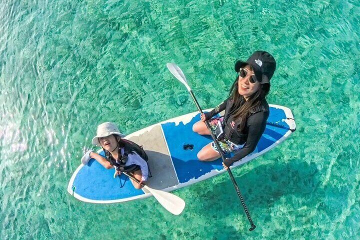 Okinawa Miyakojima Half Day SUPor Canoe & Sea Turtle Snorkeling