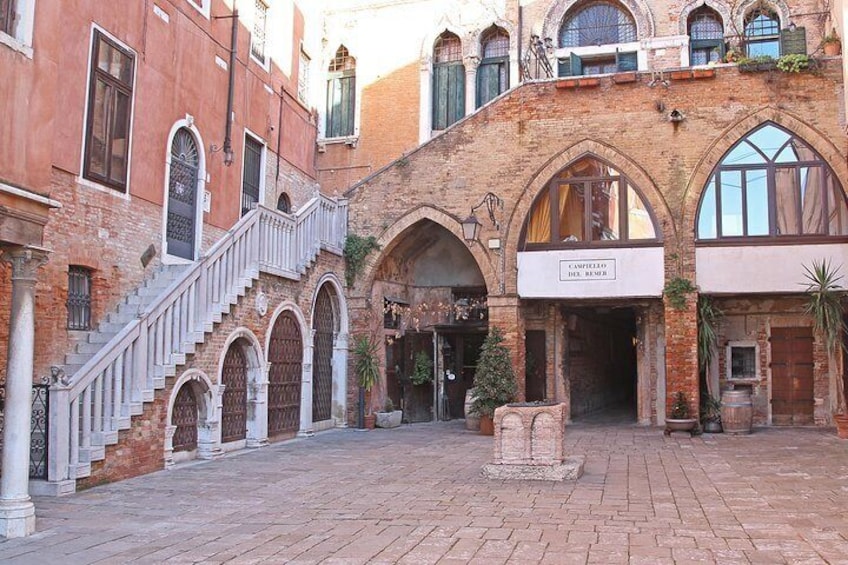 Secret courtyard