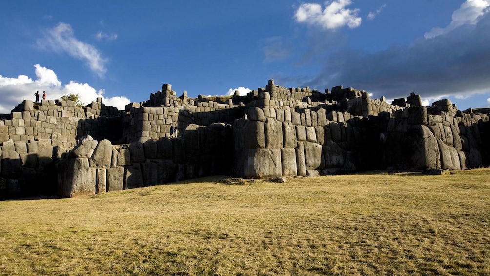 Ancient Incan ruins inside the Park of Sacsayhuaman