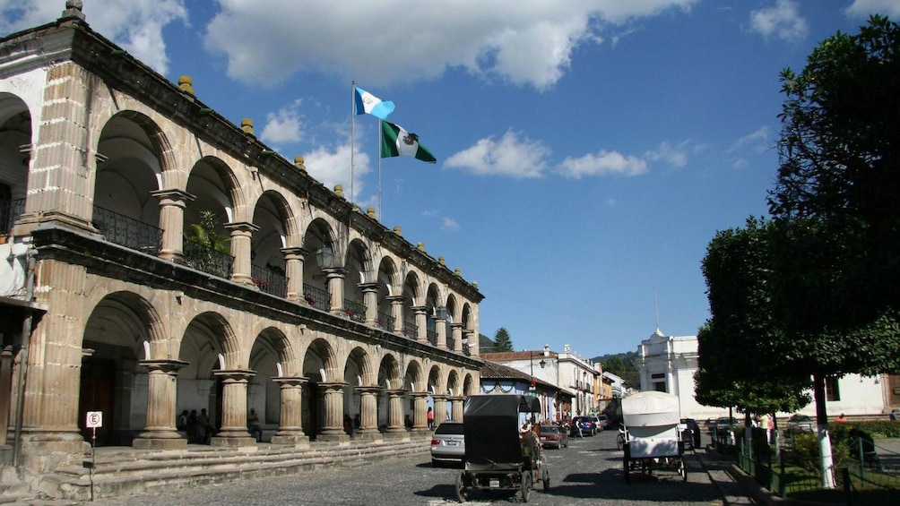 Historic city center in Antigua