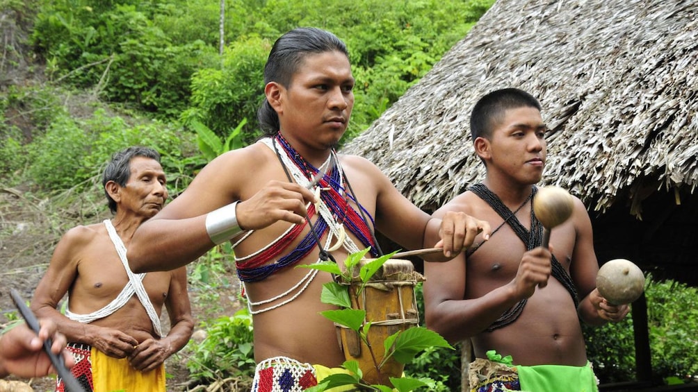 Immerse yourself into the native culture of the Embera people