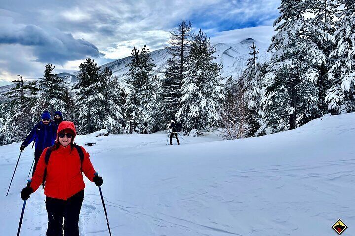 Winter snowshoe hike