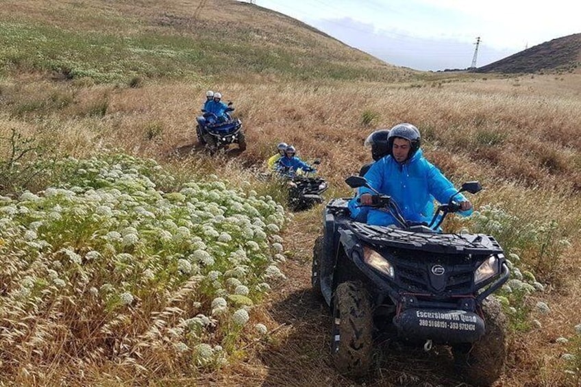 Quad bike tour to Castello Poggiodiana & surroundings