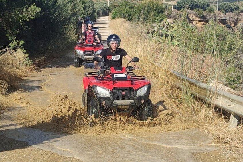 Quad bike tour to Castello Poggiodiana & surroundings