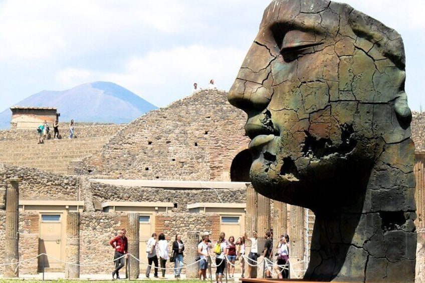 Guided tour of Pompeii and Herculaneum with lunch entrance fees