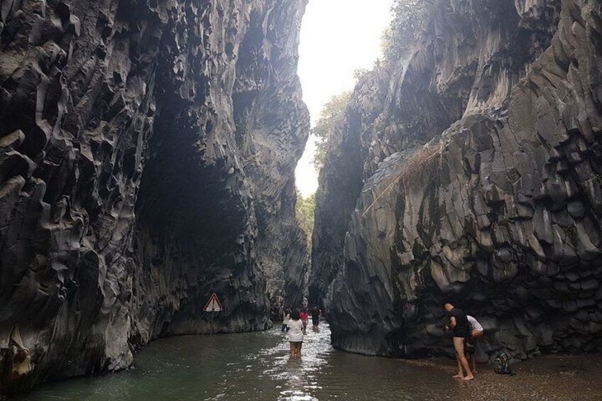 Alcantara gorges