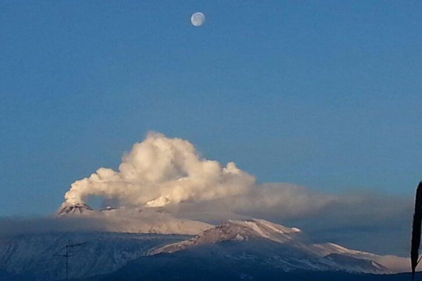 Etna volcano, morning view