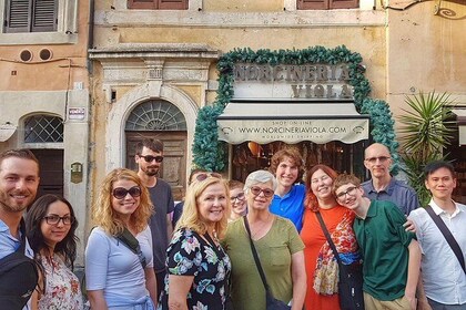 Ghetto juif et Campo Dè Fiori By Night Food, Wine and Sightseeing Tour