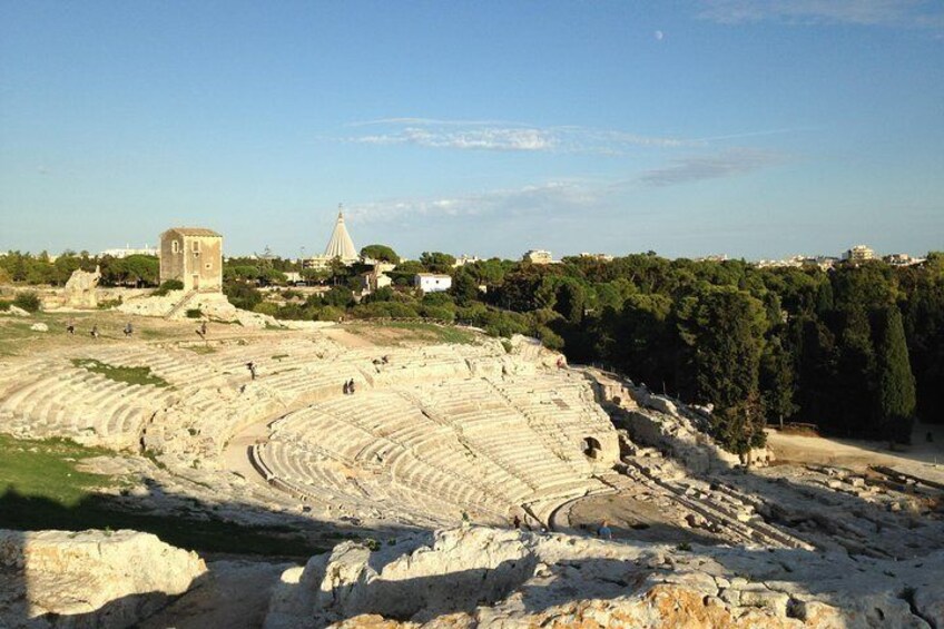 Neapolis at sunset