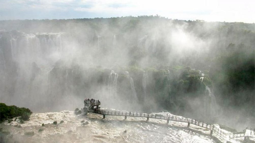 Stunning view of Iguazu Falls 
