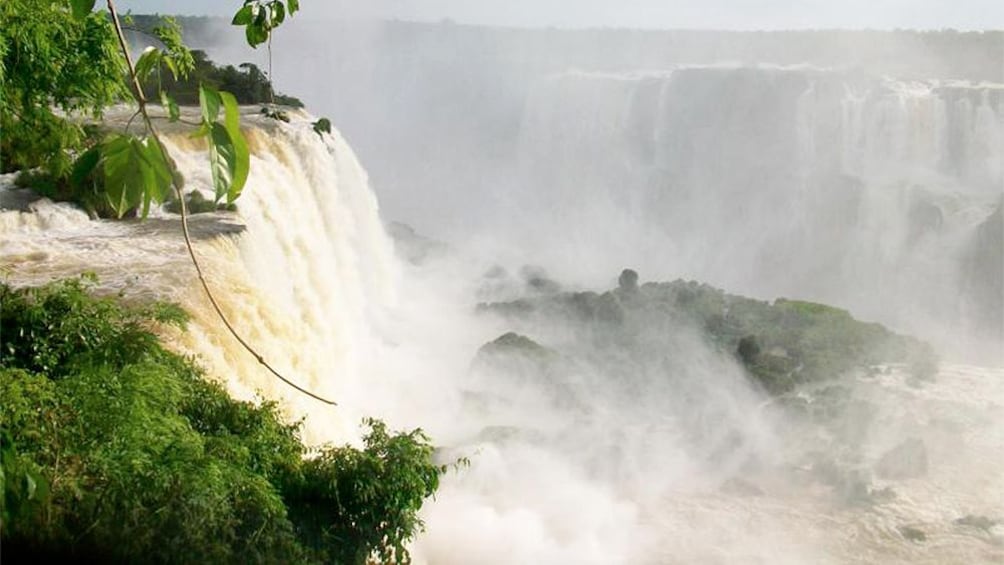 Breathtaking view of Iguazu Falls 