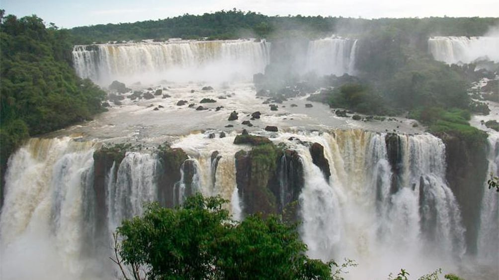 Stunning look of Iguazu Falls 
