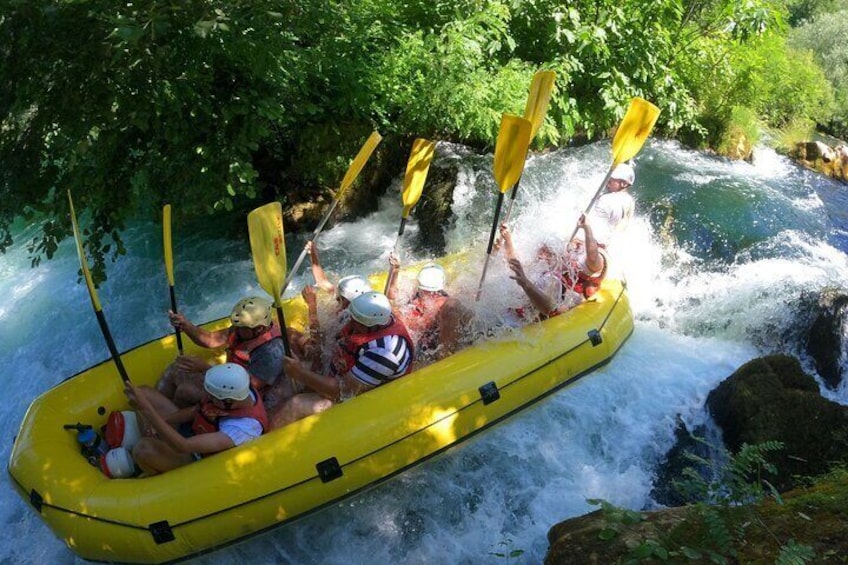 Rafting at Cetina River Half Day from Split or Omis
