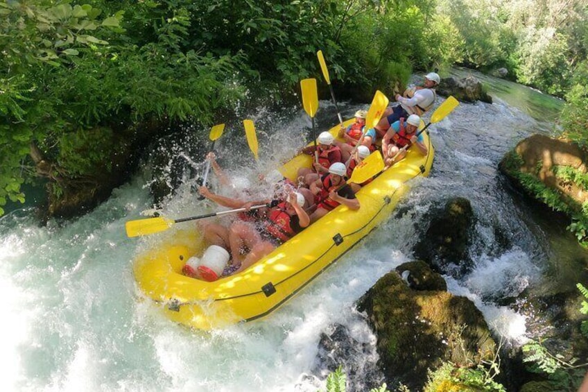 Rafting at Cetina River Half Day from Split or Omis