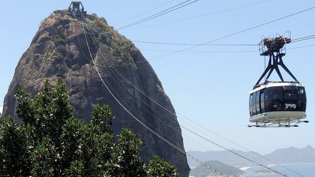 Cable car at Urca Hill in Brazil 
