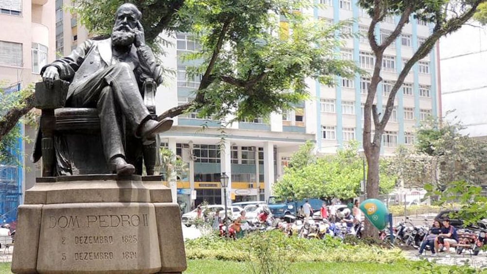Statue of Dom Pedro II in Petropolis Brazil