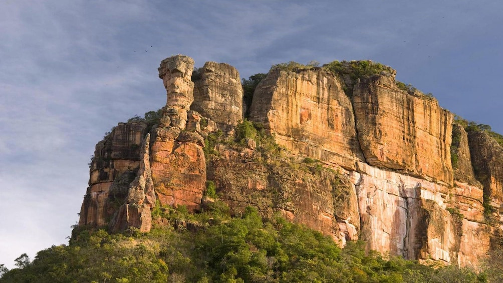 Explore the sandstone formations and beautiful scenery in Vila Velha State Park