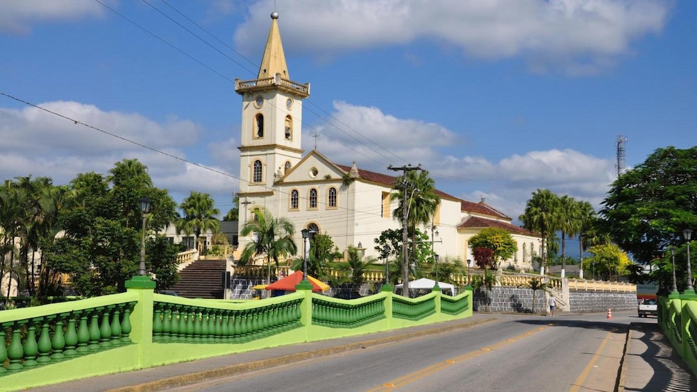 Historic church in the town of Morretes, Brazil