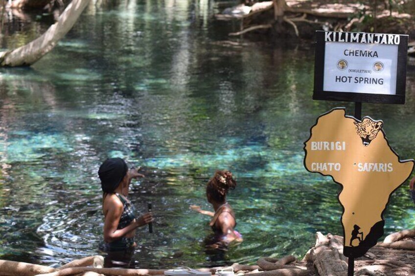 Chemka/Kikuletwa Hot spring Day Trip with Burigi chato safaris L.t.D