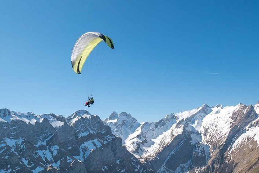 Paragliding Tandem Flight Adventure in Alpstein
