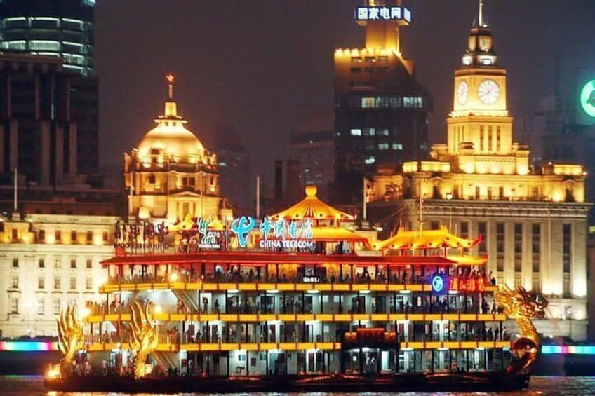 Huangpu River Cruise and Bund City Lights Evening Tour of Shanghai