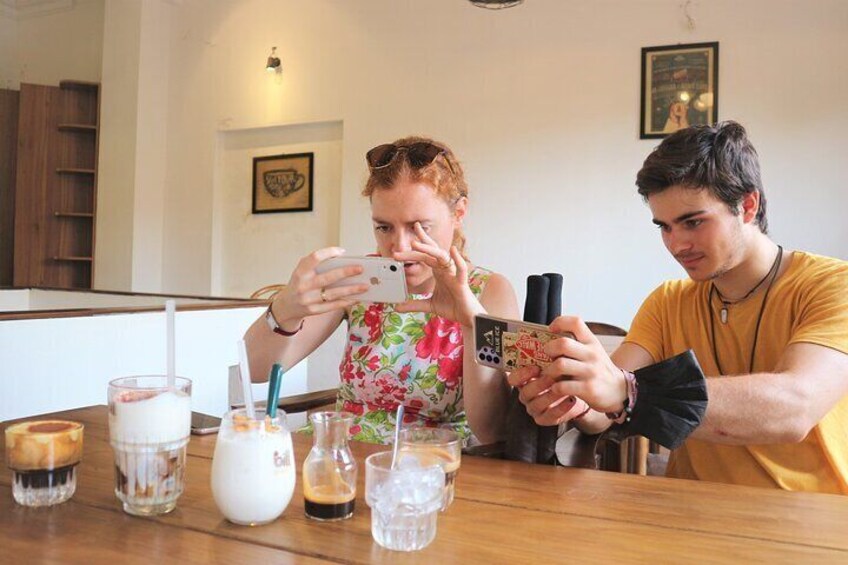 Wandering some egg coffee, coconut coffee