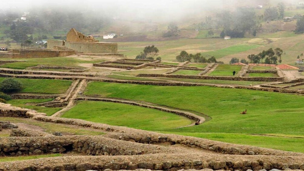 Archaeological site of the Inca ruins of Ingapirca and surrounding fields near Cuenca