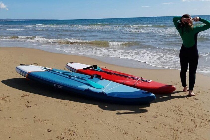Surf and sup equipment rental