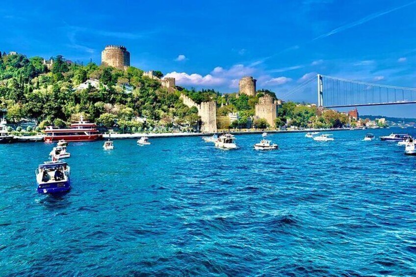 Bosphorus Lunch Cruise Opportunity to Swim in Black Sea in Summer