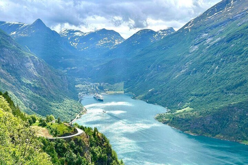 View from Eagle Road, Geiranger