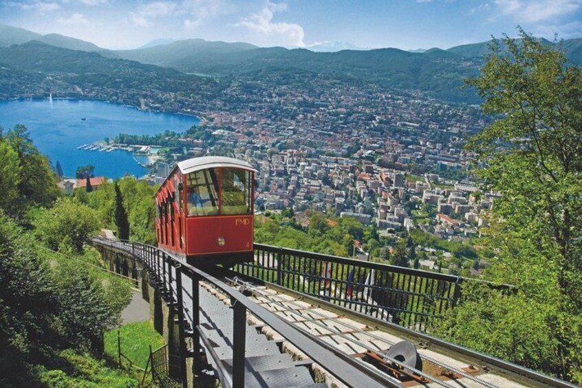 Lugano & Mountain Bre ', Lake Lugano, private guided tour