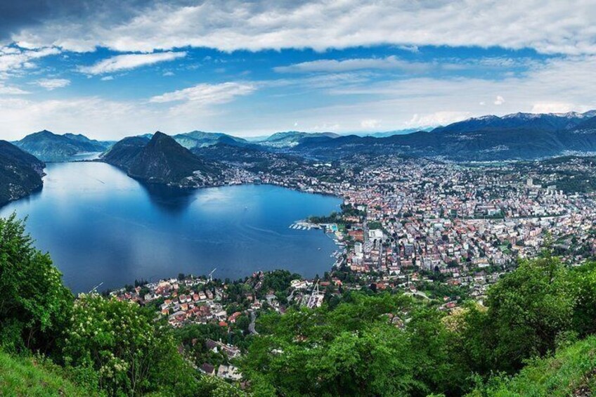 Lugano & Mountain Bre', Lake Lugano, private guided tour